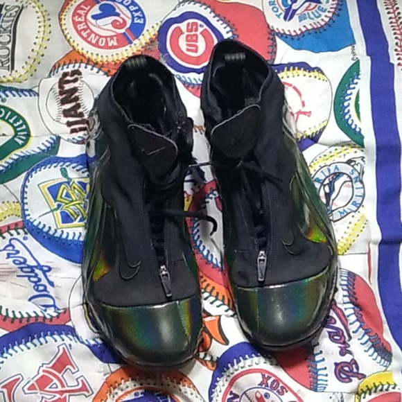 USED... Nike Flightposite Olive color shift - Picture 2 of 4